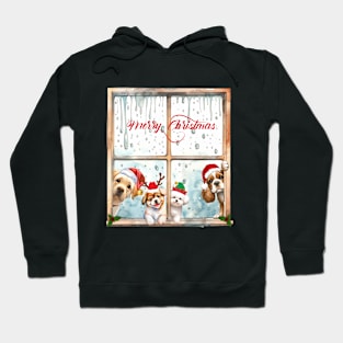 Merry Christmas from Cute furry friends Hoodie